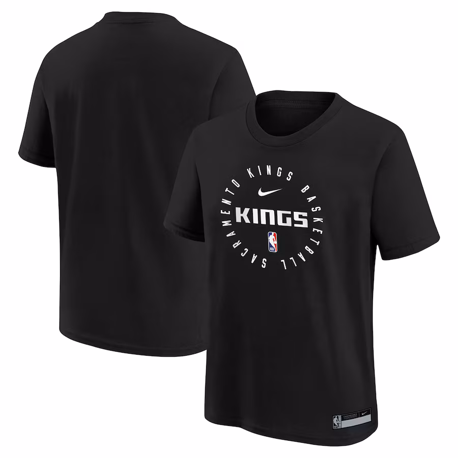 Youth Sacramento Kings Nike Black Practice Legend T-Shirt - Jersey