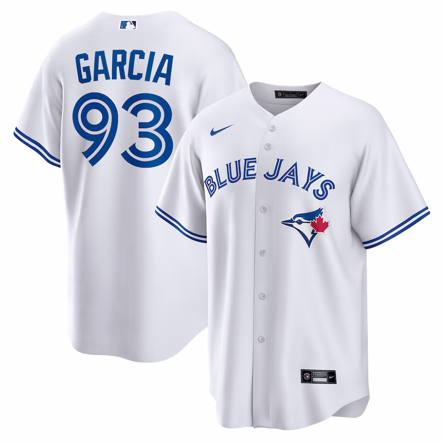 Men's Toronto Blue Jays Yimi Garcia Nike White Home  Replica Player Jersey - Jersey