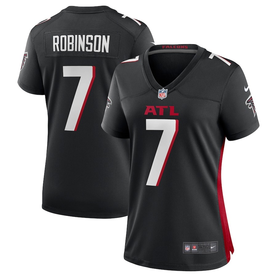 Women's Atlanta Falcons Bijan Robinson Nike Black Player Jersey - Jersey