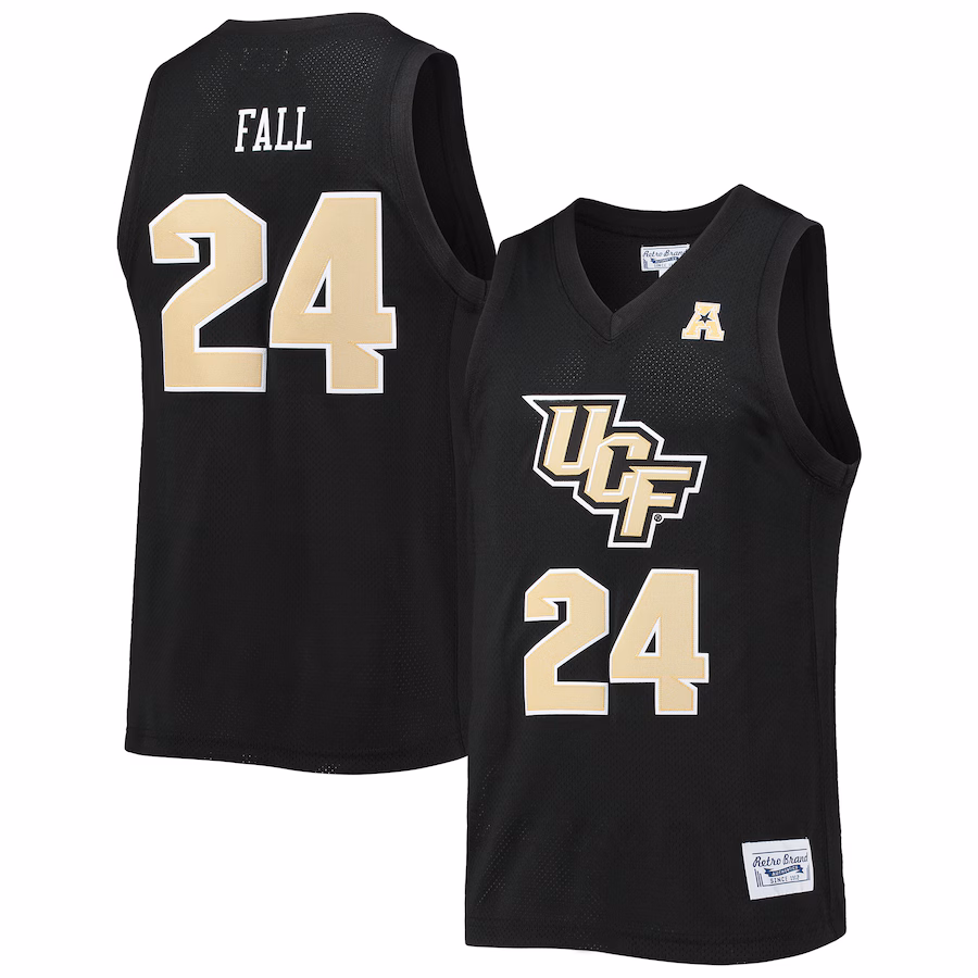 Tacko Fall UCF Knights Original Retro Brand Alumni Commemorative Classic Basketball Jersey - Black - Jersey