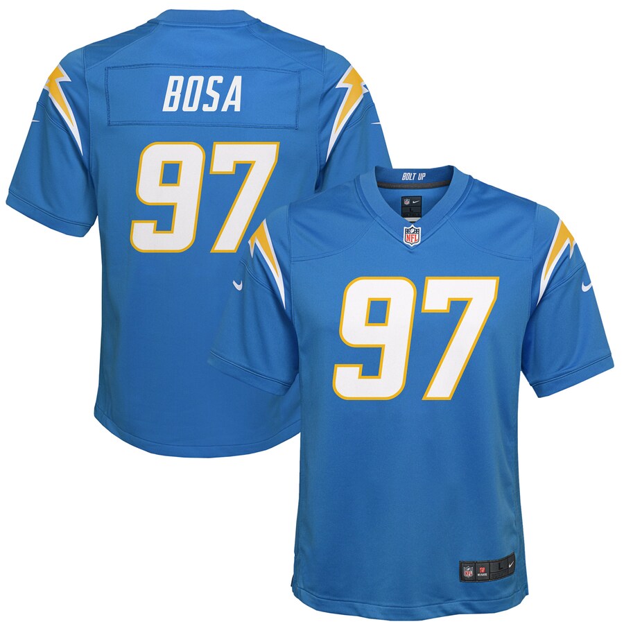 Youth Los Angeles Chargers Joey Bosa Nike Powder Blue Game Jersey - Jersey