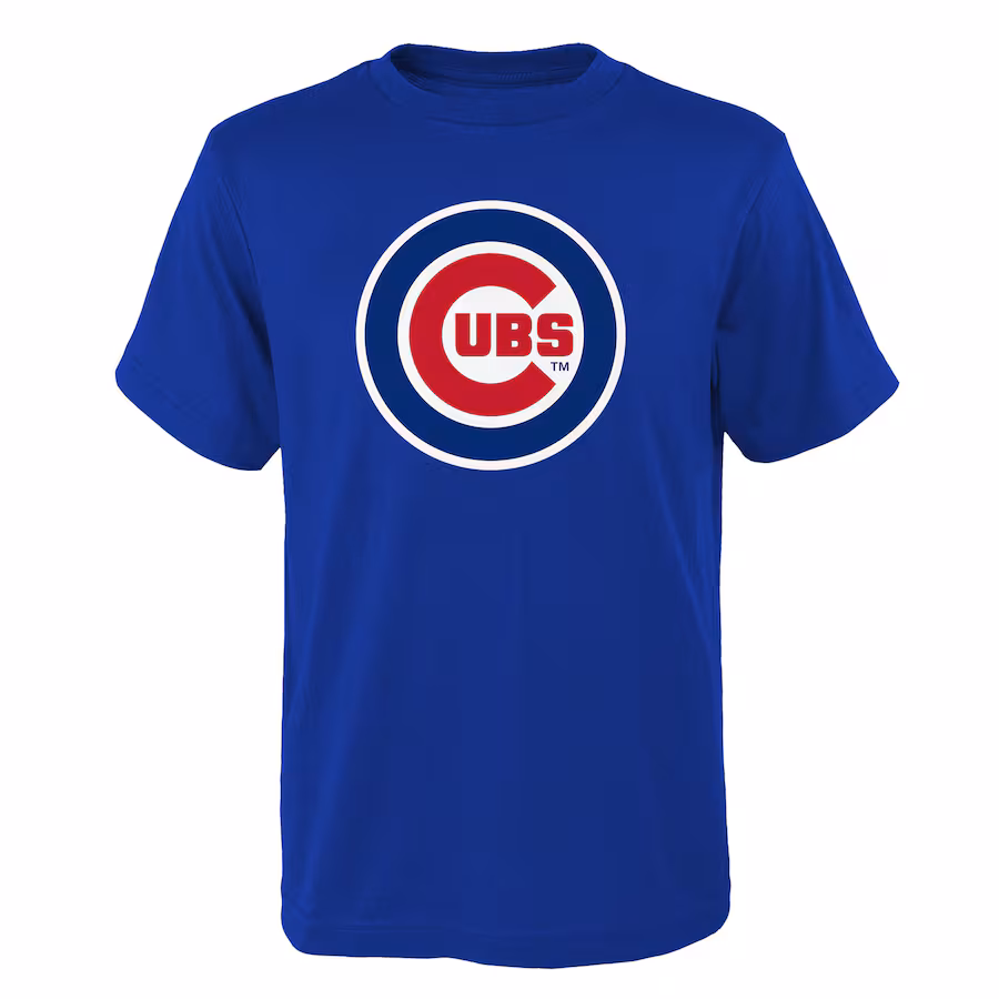 Youth Chicago Cubs Royal Logo Primary Team T-Shirt - Jersey