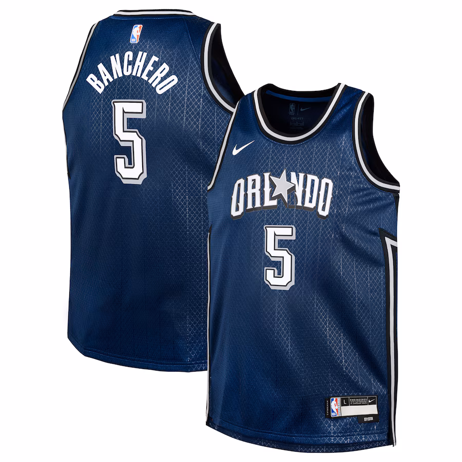 Youth Orlando Magic Paolo Banchero Nike Navy  Swingman Replica Jersey - City Edition - Jersey
