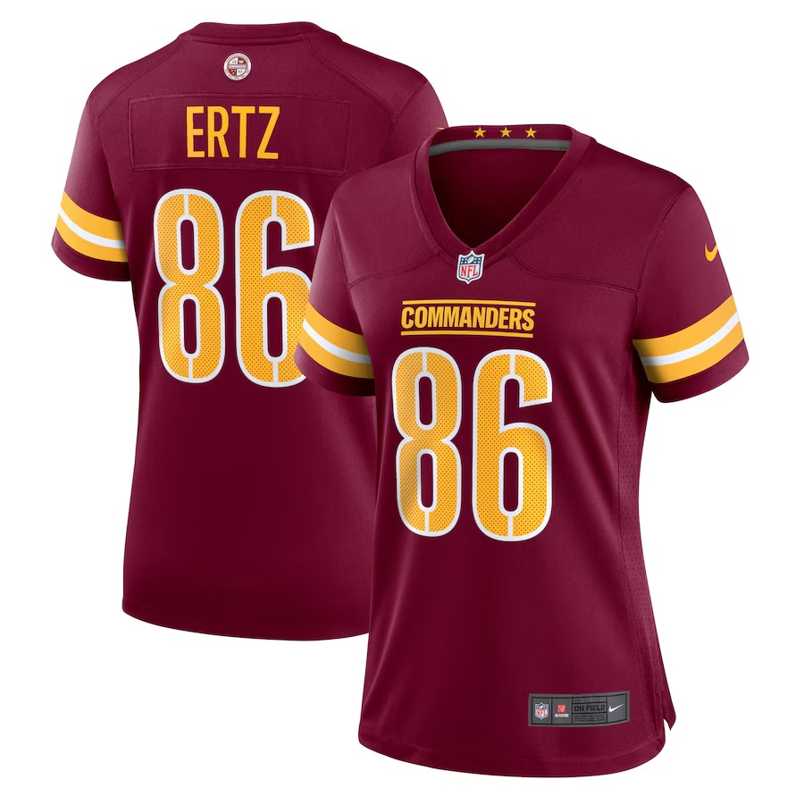 Women's Washington Commanders Zach Ertz Nike  Burgundy Game Jersey - Jersey