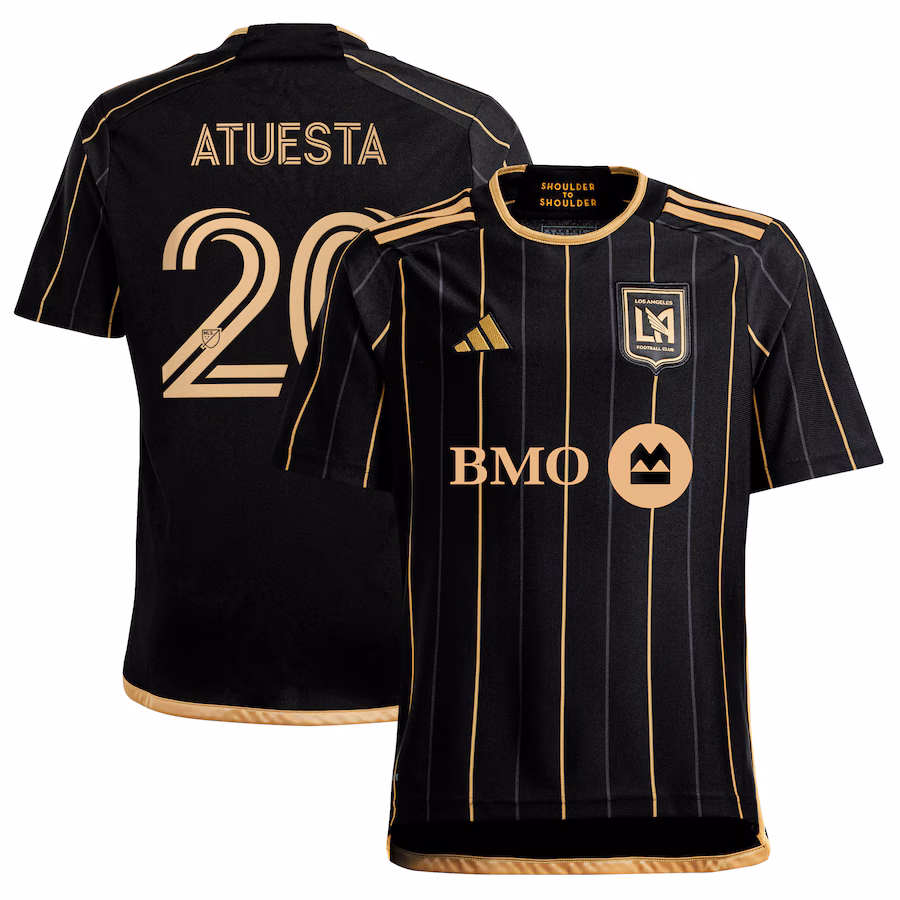 Youth LAFC Eduard Atuesta adidas Black 2024 Primary Replica Player Jersey - Jersey