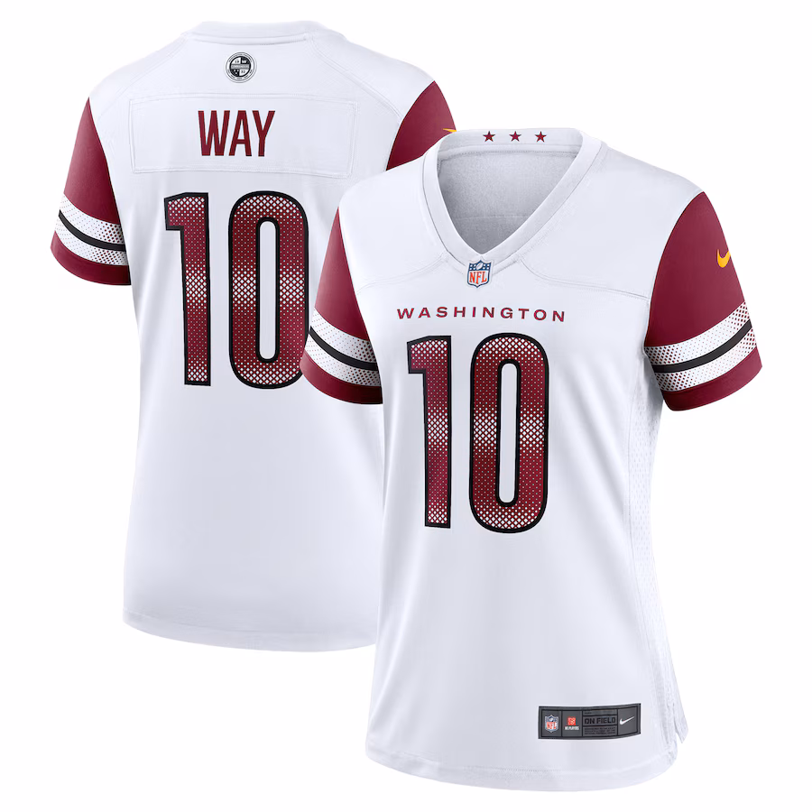 Women's Washington Commanders Tress Way Nike White Game Jersey - Jersey
