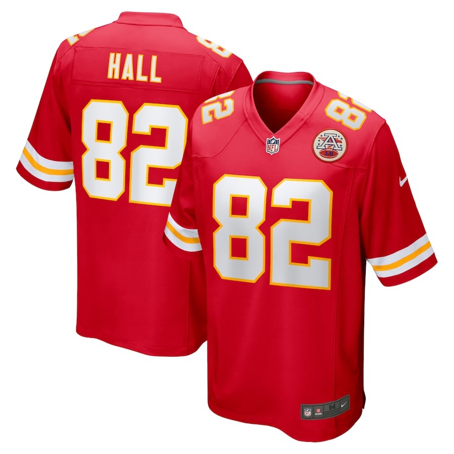 Men's Kansas City Chiefs Dante Hall Nike  Red  Retired Player Game Jersey - Jersey