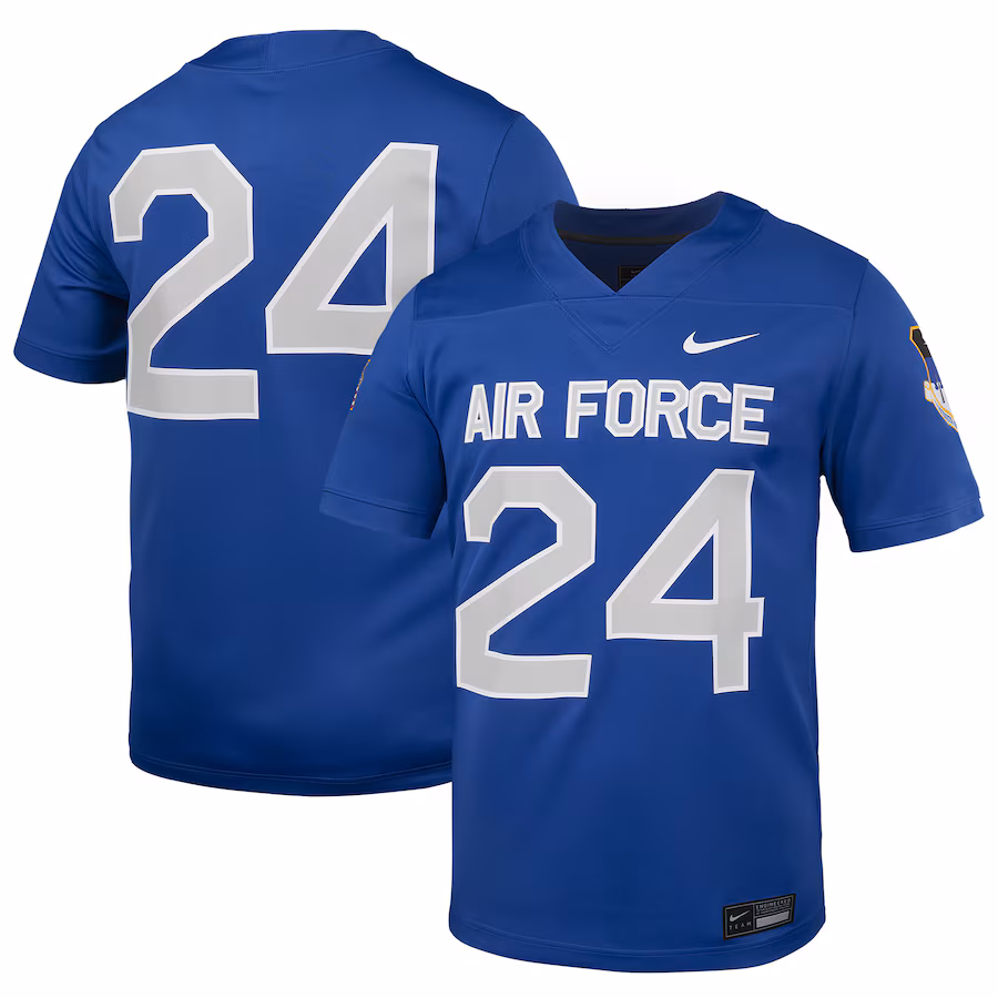 Men's Nike #24 Royal Air Force Falcons Untouchable Football Jersey - Jersey