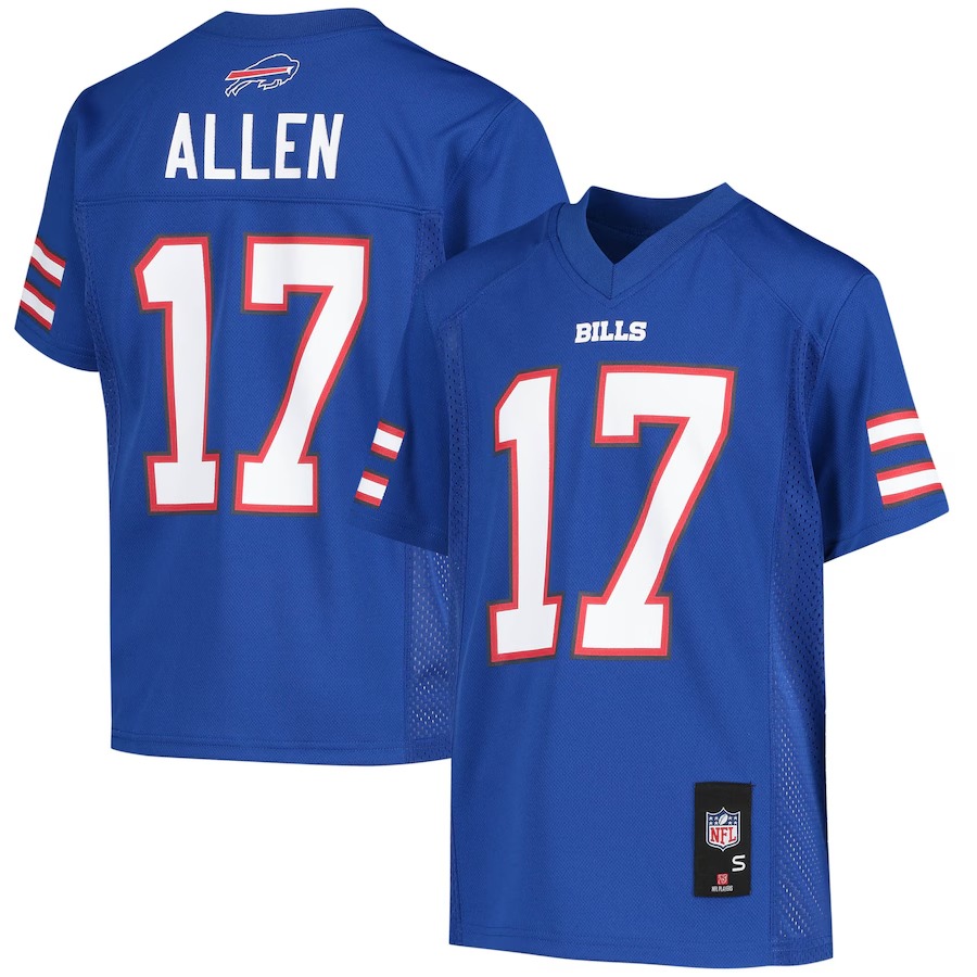 Youth Buffalo Bills Josh Allen Royal Replica Player Jersey - Jersey
