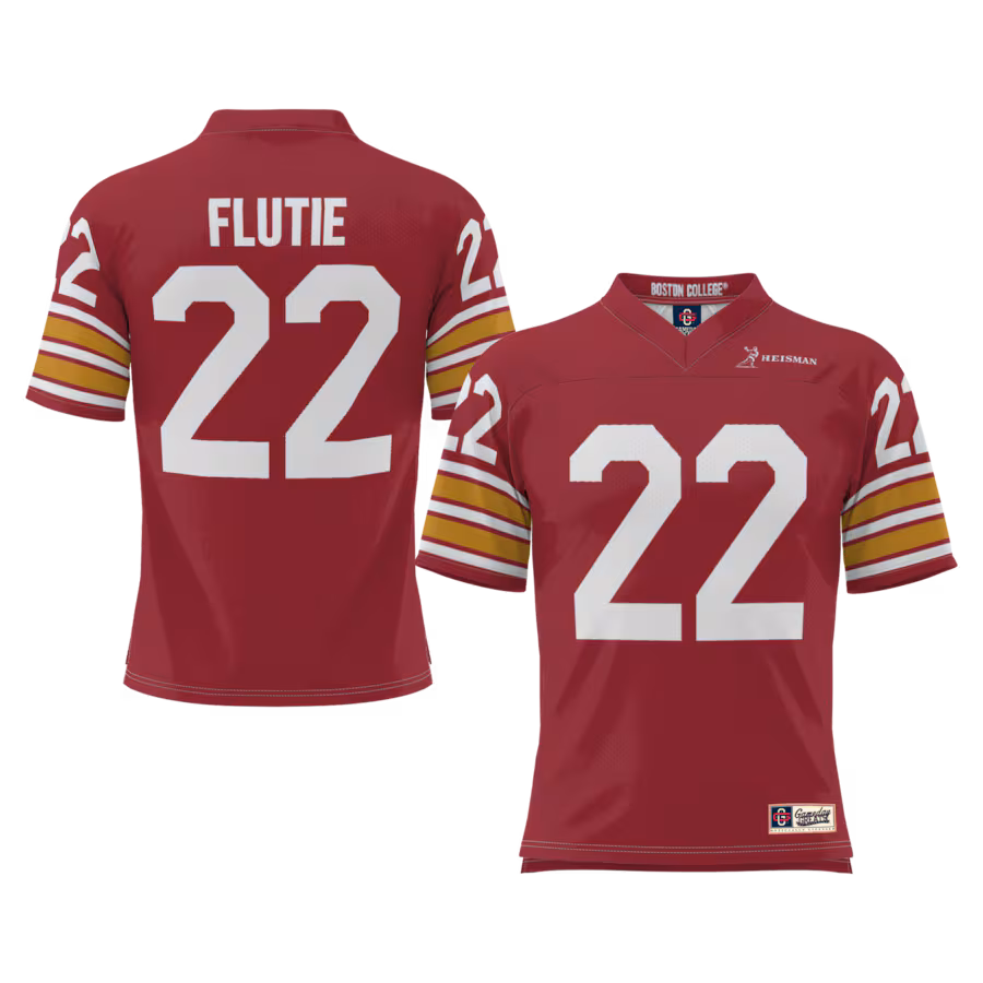 Youth GameDay Greats Doug Flutie Maroon Boston College Eagles Heisman Football Jersey - Jersey