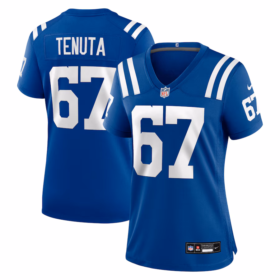 Women's Indianapolis Colts Luke Tenuta Nike Royal Team Game Jersey - Jersey