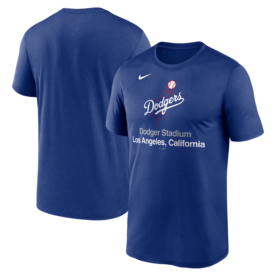 Men's Los Angeles Dodgers Nike Royal Stadium Legend Performance T-Shirt - Jersey