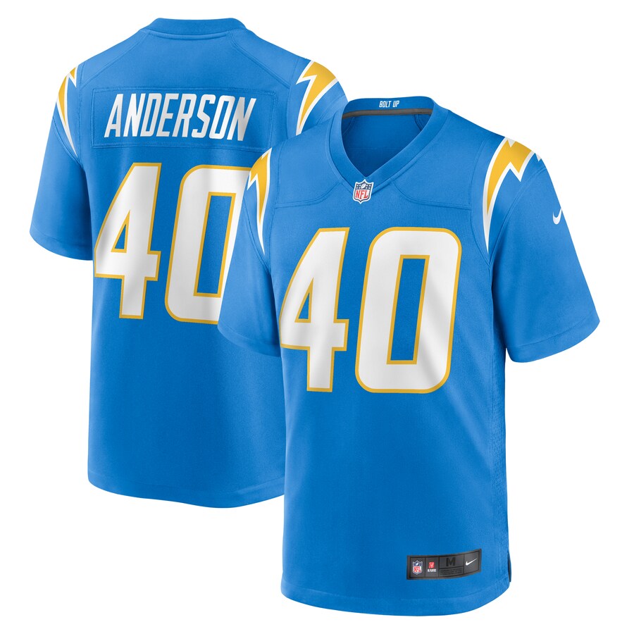 Men's Los Angeles Chargers Stephen Anderson Nike  Powder Blue  Game Jersey - Jersey