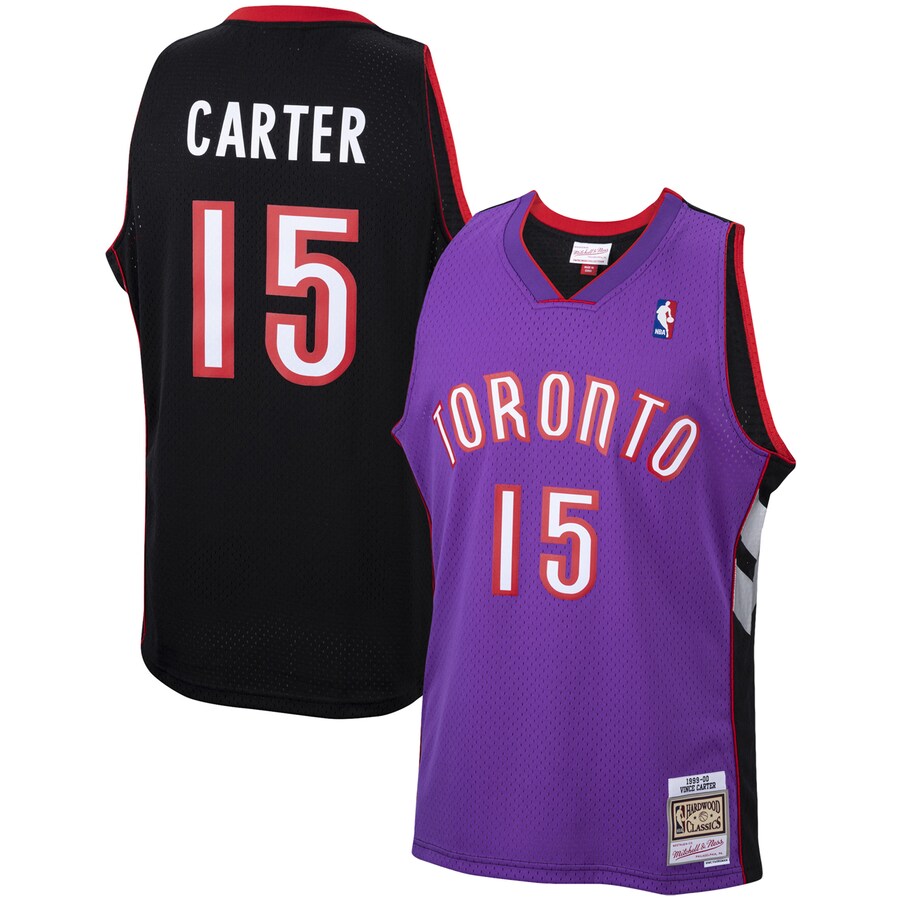 Men's Toronto Raptors Vince Carter Mitchell & Ness Purple 1999/00 Hardwood Classics Swingman Jersey - Jersey