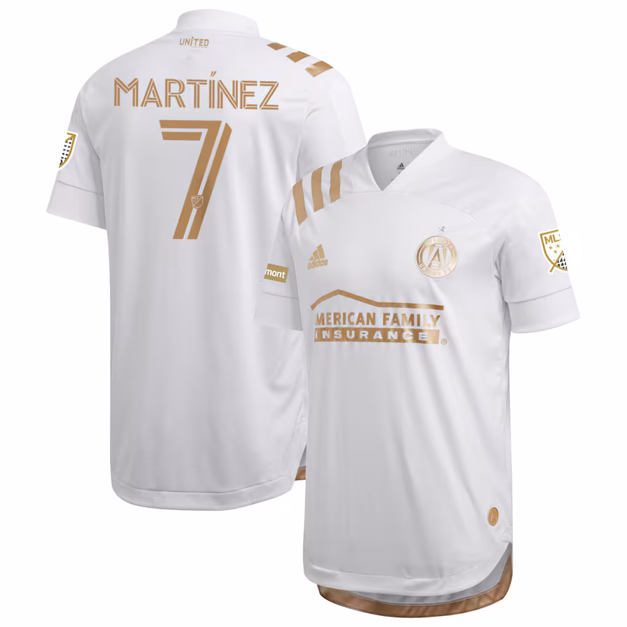 Men's Atlanta United FC Josef Martínez adidas White 2020 Kings Authentic Jersey - Jersey