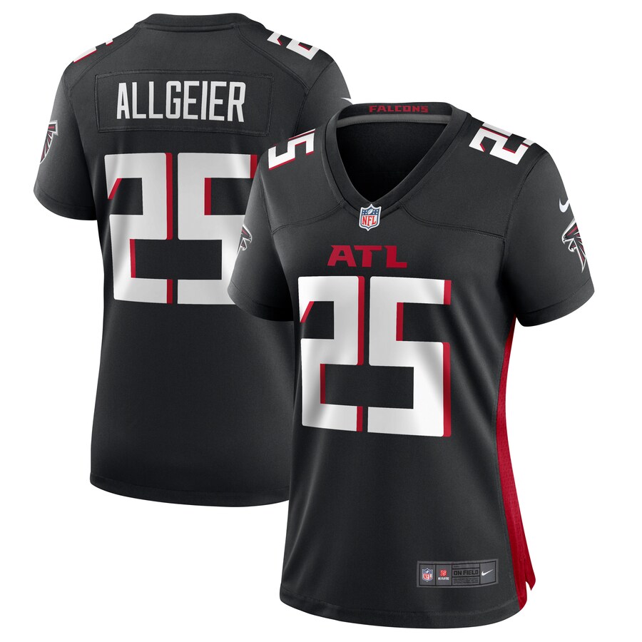 Women's Atlanta Falcons Tyler Allgeier Nike Black Player Game Jersey - Jersey