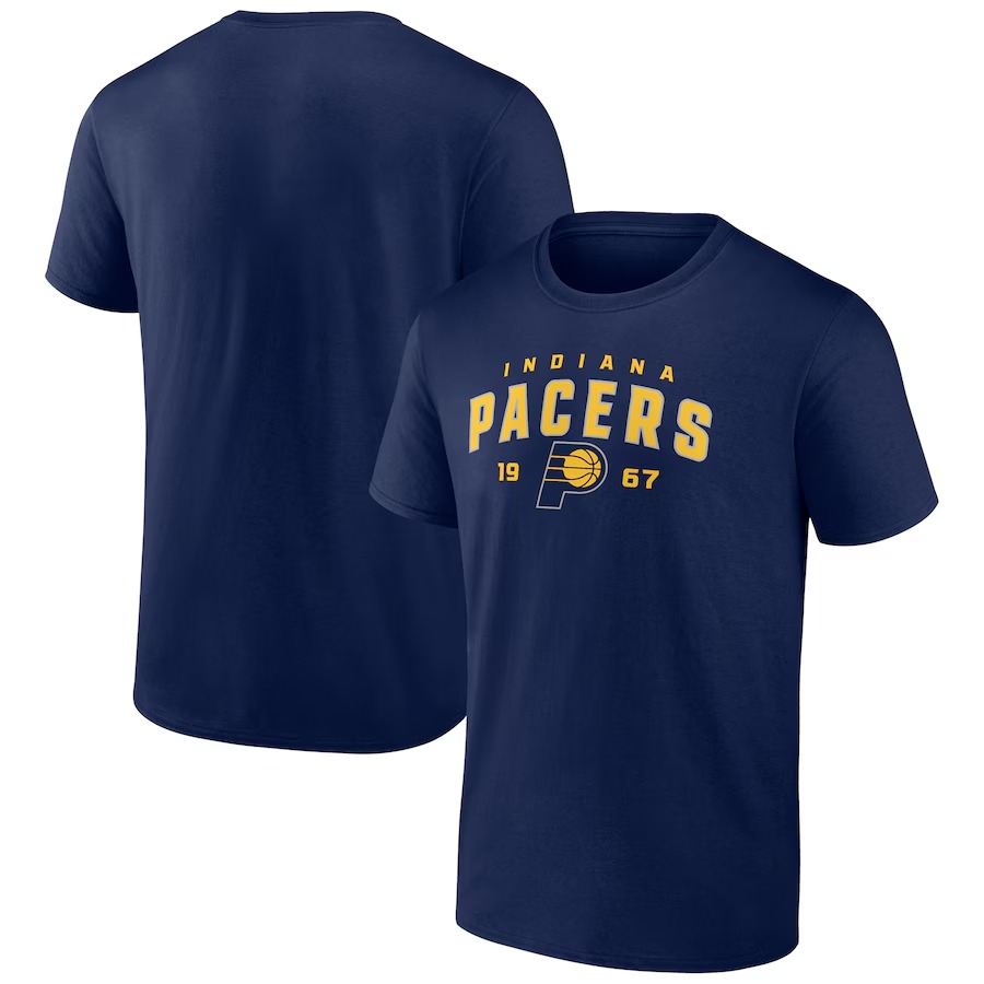Men's Indiana Pacers Navy Rebel Logo T-Shirt - Jersey