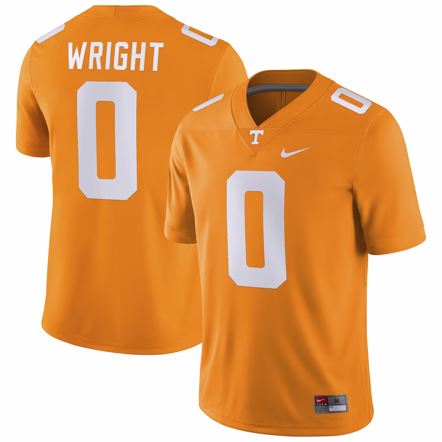 Jaylen Wright Tennessee Volunteers Nike Player Game Jersey - Tennessee Orange - Jersey