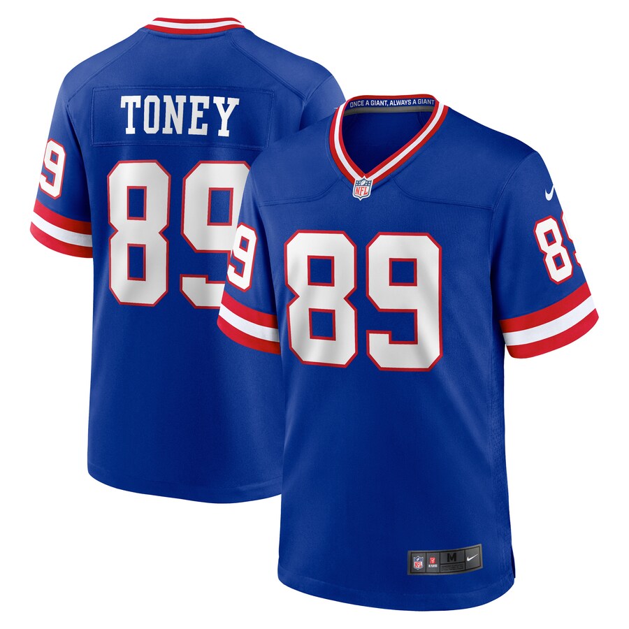 Men's New York Giants Kadarius Toney Nike Royal Classic Player Game Jersey - Jersey