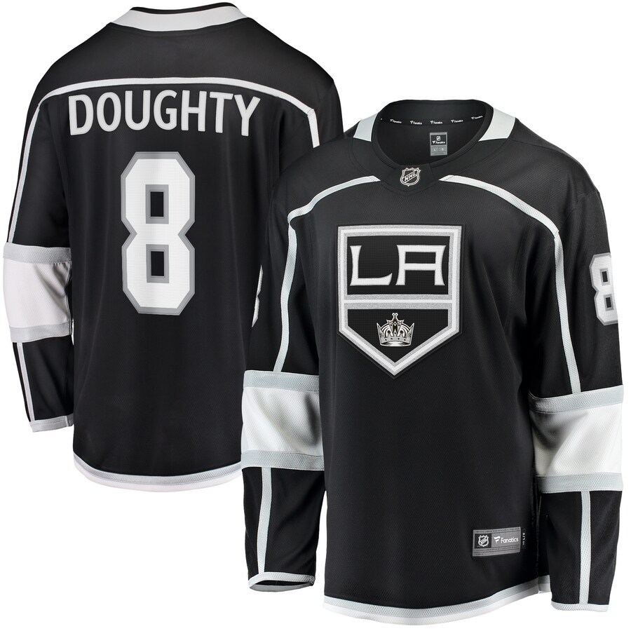 Men's Los Angeles Kings Drew Doughty Fanatics Branded Black Home Premier Breakaway Player Jersey - Jersey
