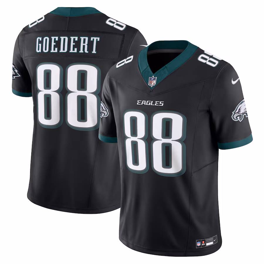 Men's Philadelphia Eagles Dallas Goedert Nike Black Alternate Vapor F.U.S.E. Limited Jersey - Jersey