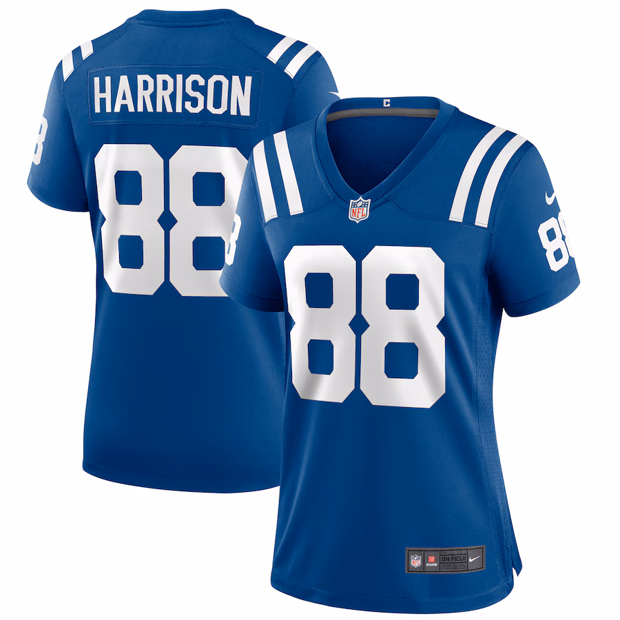 Women's Indianapolis Colts Marvin Harrison Nike Royal Game Retired Player Jersey - Jersey