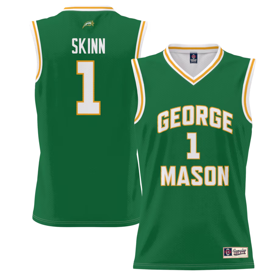 #1 George Mason Patriots GameDay Greats Lightweight Basketball Jersey - Green - Jersey