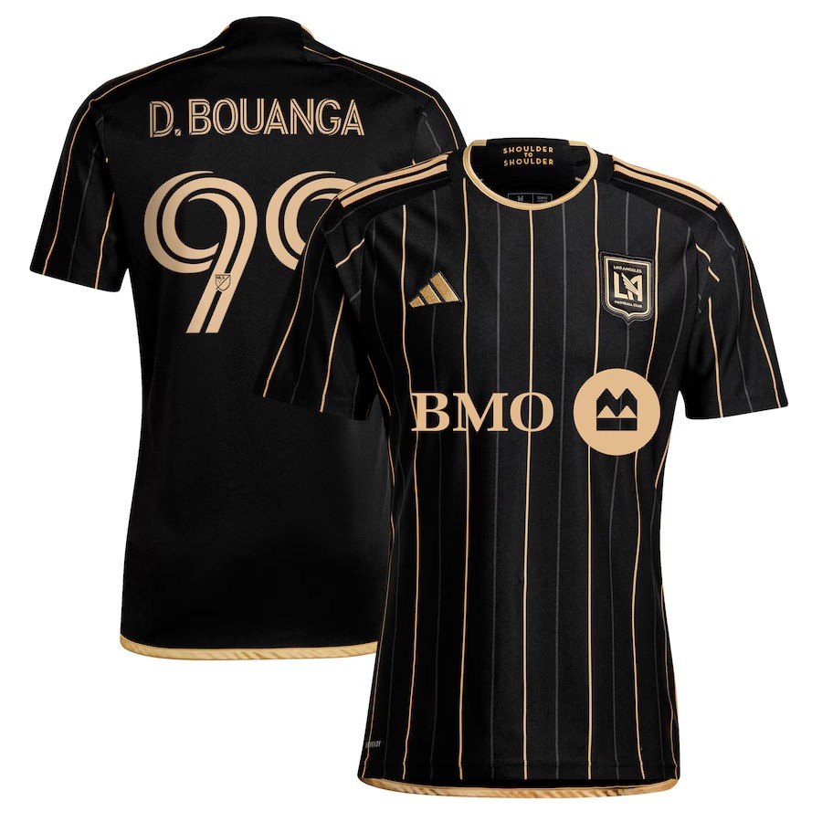 Men's LAFC Denis Bouanga adidas Black 2024 Primary Replica Player Jersey - Jersey