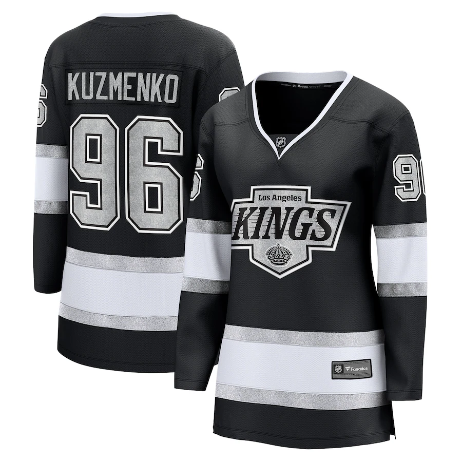 Women's Los Angeles Kings Andrei Kuzmenko Fanatics Black Home Breakaway Player Jersey - Jersey