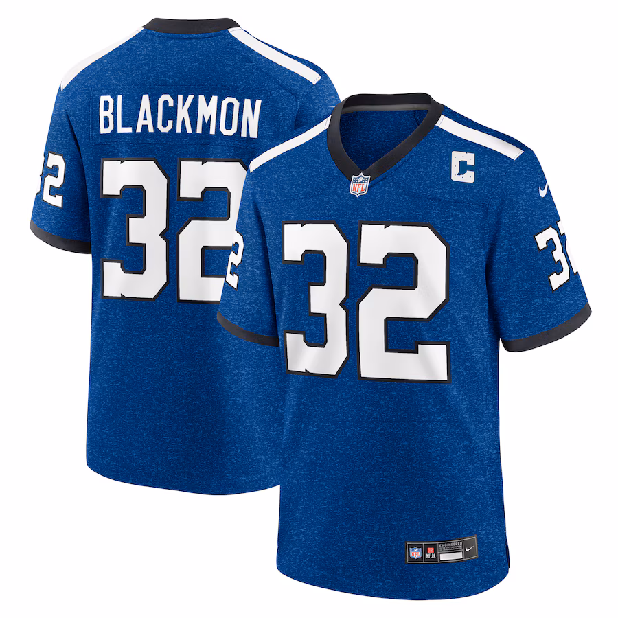 Men's Indianapolis Colts Julian Blackmon Nike Royal Indiana Nights Alternate Game Jersey - Jersey