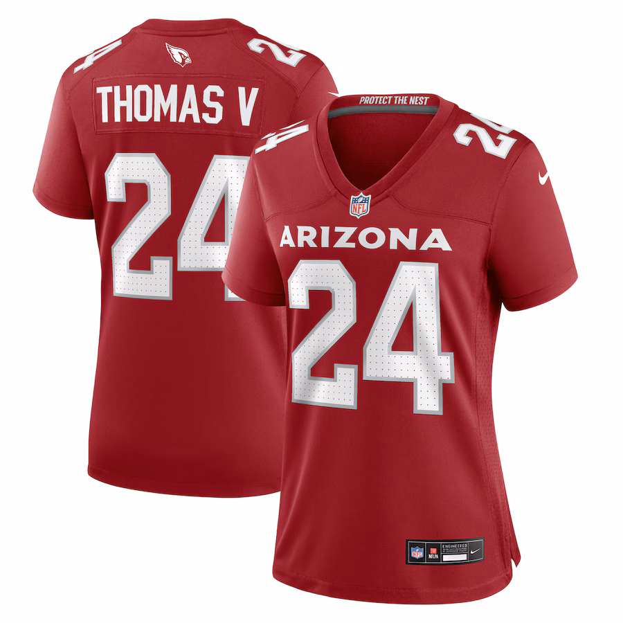 Women's Arizona Cardinals Starling Thomas V Nike  Cardinal Team Game Jersey - Jersey