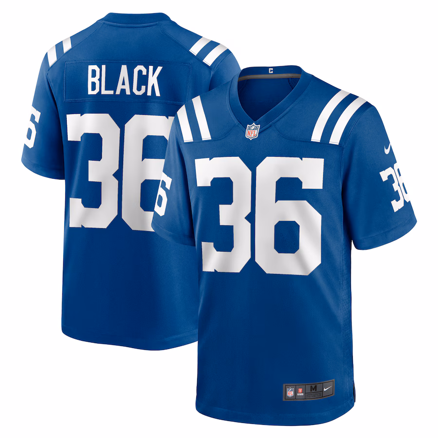 Men's Indianapolis Colts Henry Black Nike  Royal Team Game Jersey - Jersey