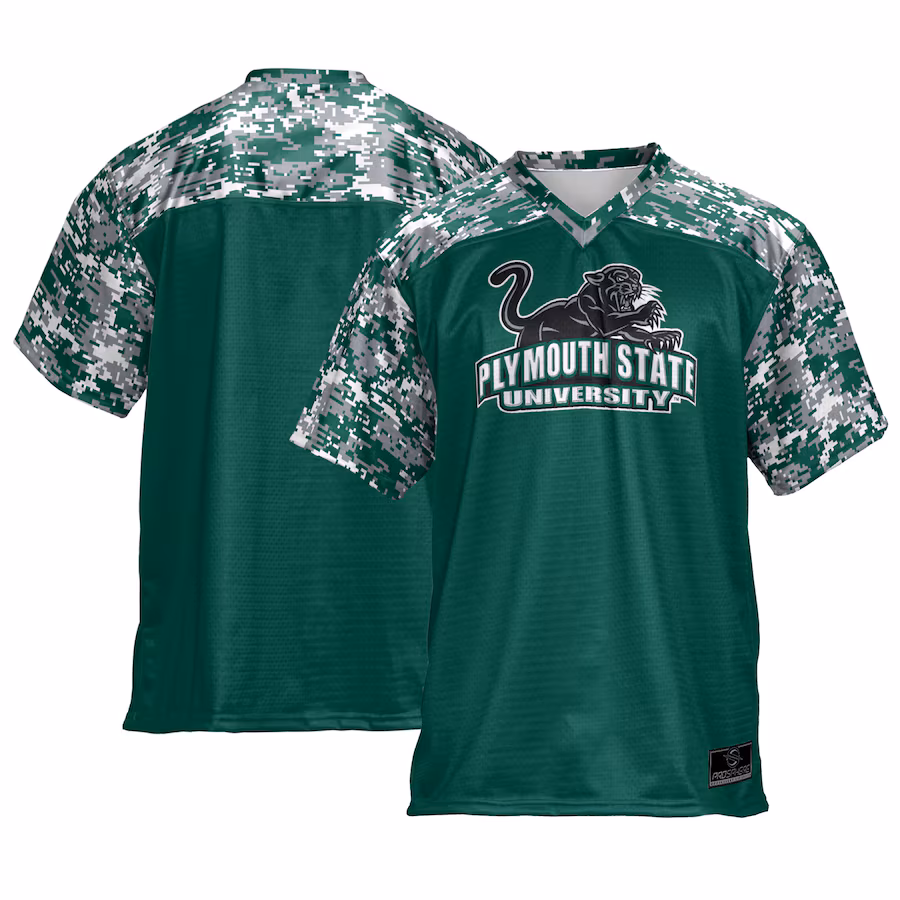 Youth ProSphere  Green Plymouth State Panthers  Football Jersey - Jersey
