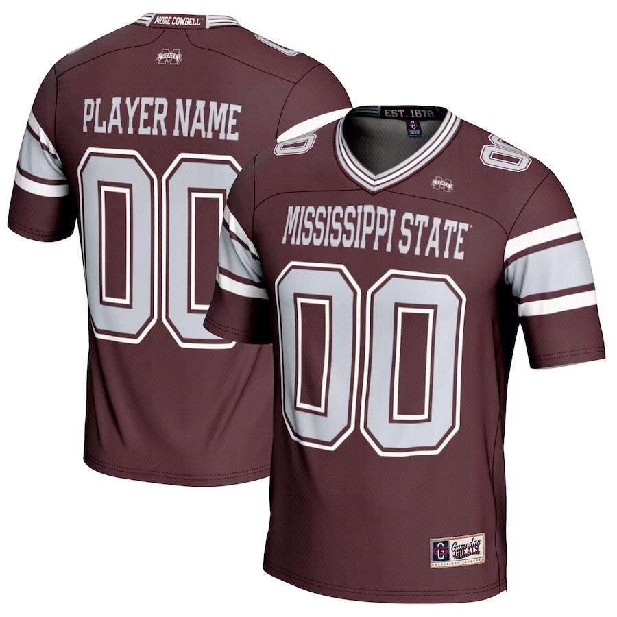 Mississippi State Bulldogs GameDay Greats Youth NIL Pick-A-Player Football Jersey - Maroon - Jersey