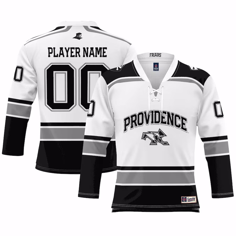 Providence Friars GameDay Greats Unisex NIL Pick-A-Player Women's Ice Hockey Jersey - White - Jersey