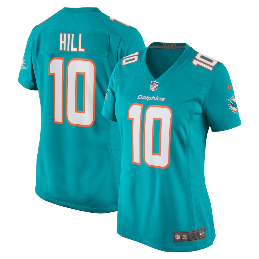Women's Miami Dolphins Tyreek Hill Nike Aqua Player Jersey - Jersey
