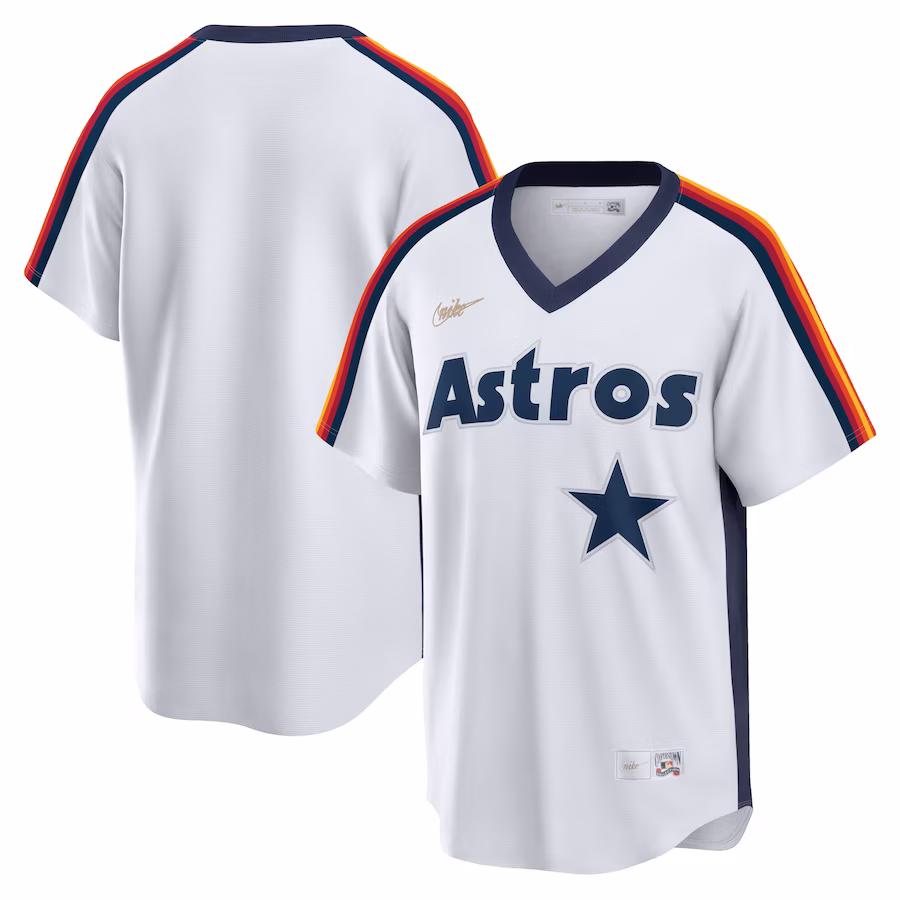 Men's Houston Astros Nike White Home Cooperstown Collection Player Jersey - Jersey