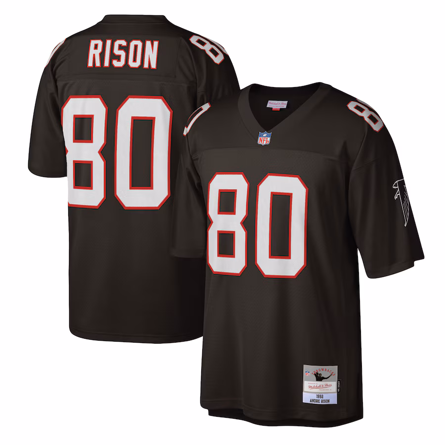 Men's Atlanta Falcons Andre Rison Mitchell & Ness Black Legacy Replica Jersey - Jersey