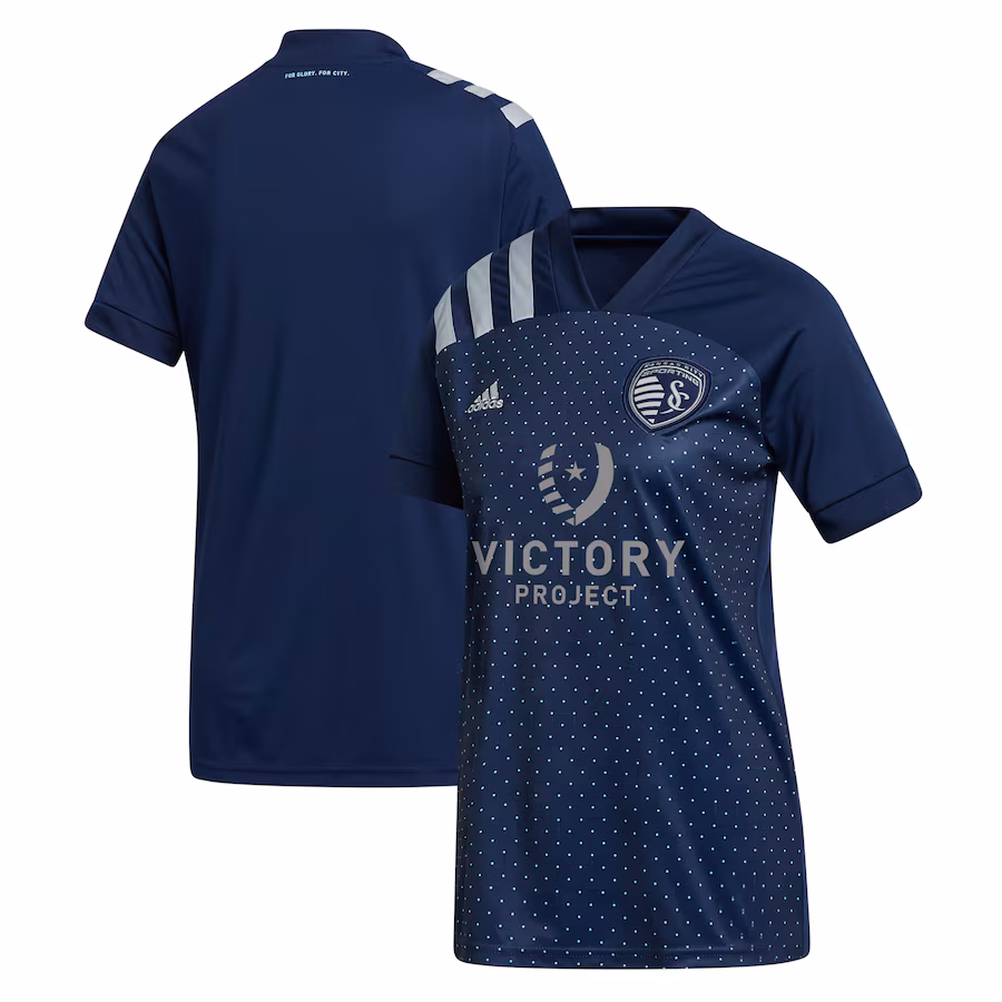 Women's Sporting Kansas City adidas Blue 2021 Secondary Replica Jersey - Jersey