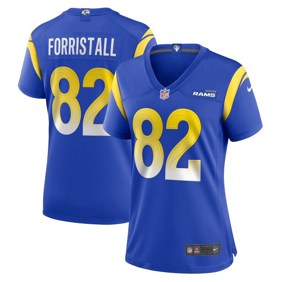 Women's Los Angeles Rams Miller Forristall Nike  Royal  Game Jersey - Jersey