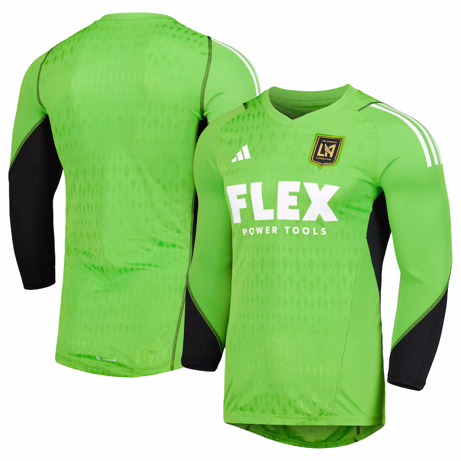 Men's LAFC adidas Green 2023 Goalkeeper Long Sleeve Replica Jersey - Jersey
