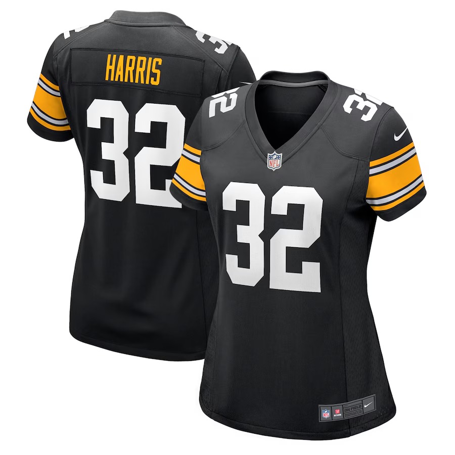 Women's Pittsburgh Steelers Franco Harris Nike Black Alternate Retired Player Jersey - Jersey