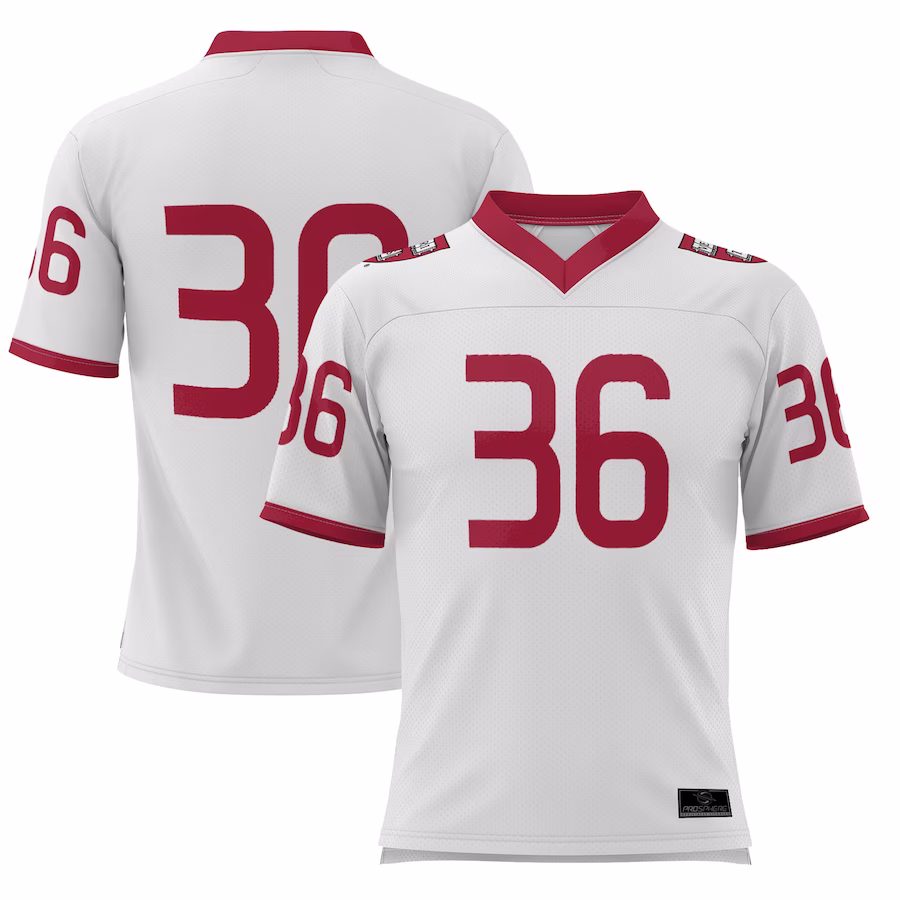 #36 Harvard Crimson GameDay Greats Youth Football Jersey - White - Jersey
