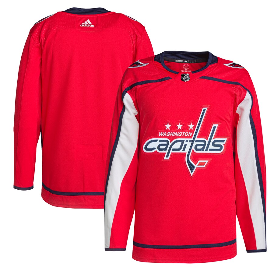 Men's Washington Capitals adidas Red Home Primegreen Authentic Pro Jersey - Jersey