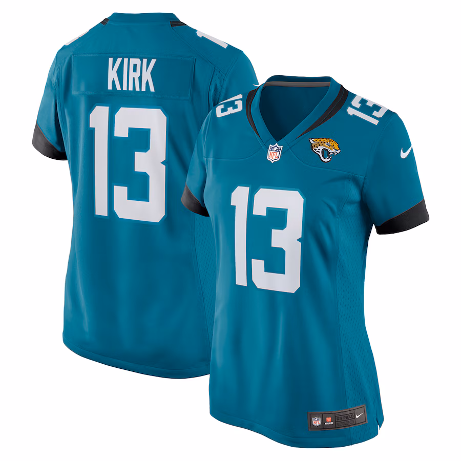 Women's Jacksonville Jaguars Christian Kirk Nike Teal Game Jersey - Jersey