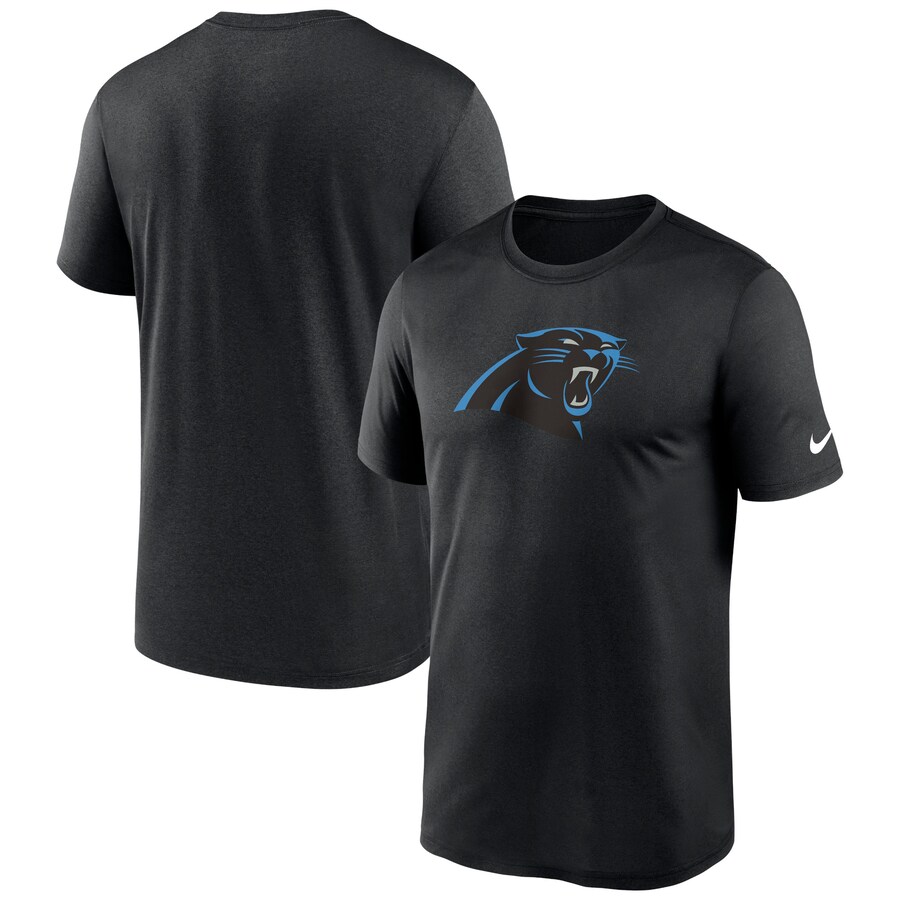 Men's Carolina Panthers Nike Black Legend Logo Performance T-Shirt - Jersey