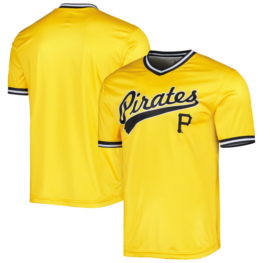 Men's Pittsburgh Pirates Stitches Gold Cooperstown Collection Team Jersey - Jersey