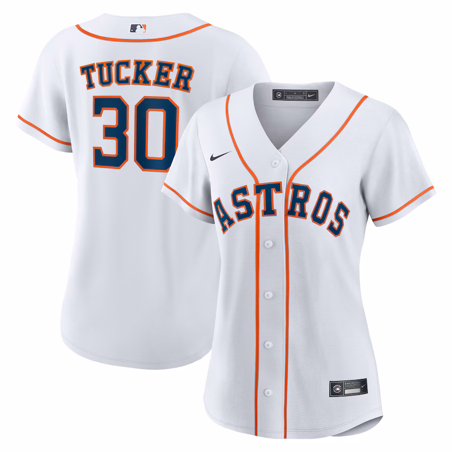 Men's Houston Astros Kyle Tucker Nike White Home Replica Jersey - Jersey