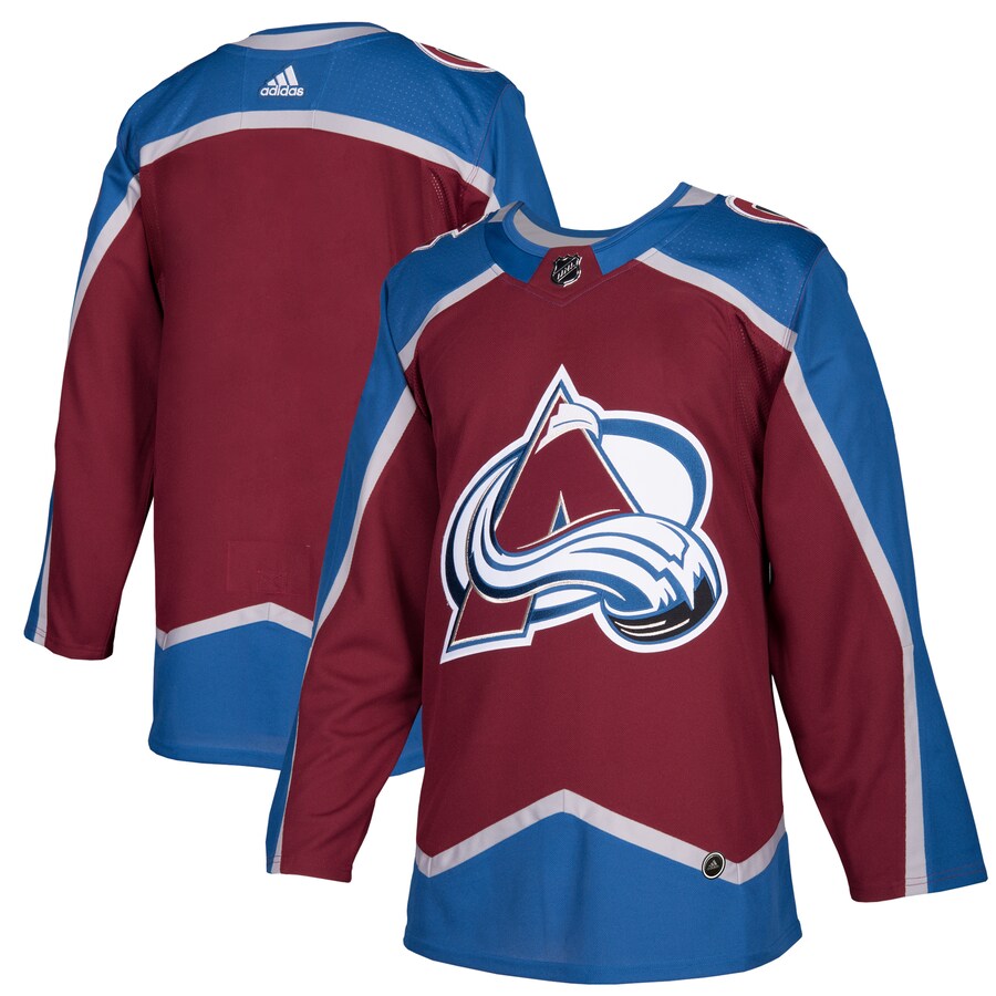 Men's Colorado Avalanche adidas Burgundy Home Authentic Blank Jersey - Jersey