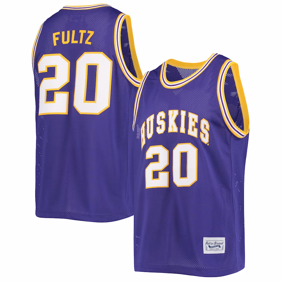 Markelle Fultz Washington Huskies Original Retro Brand Commemorative Classic Basketball Jersey - Purple - Jersey